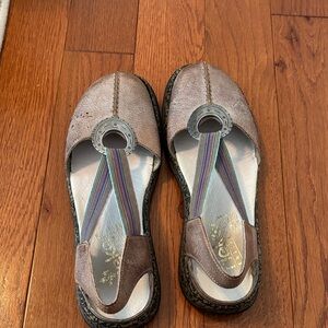 Rieker Sandal with Rainbow Strap